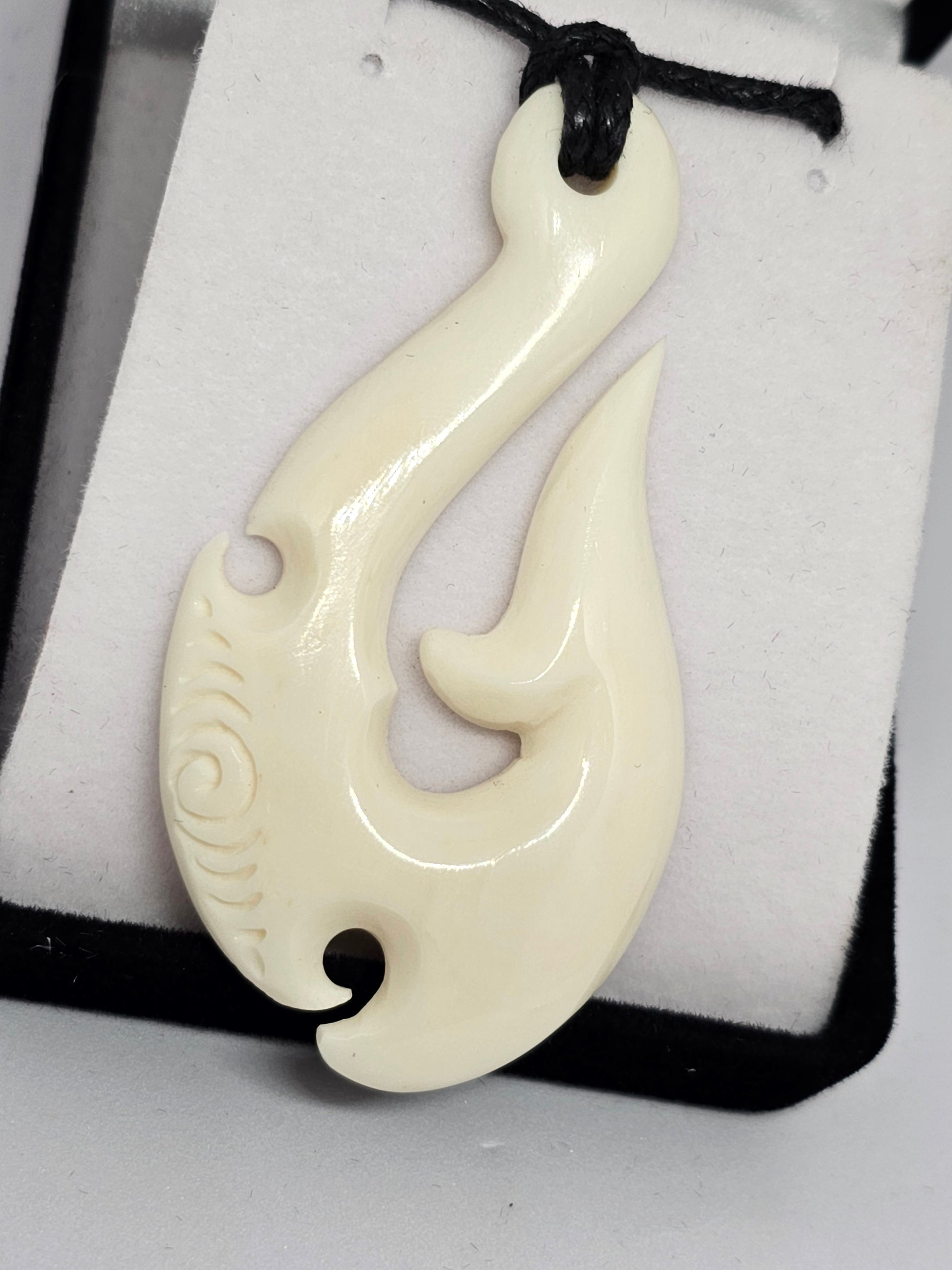 Handcarved Bone Pendant - Rivendell Shop