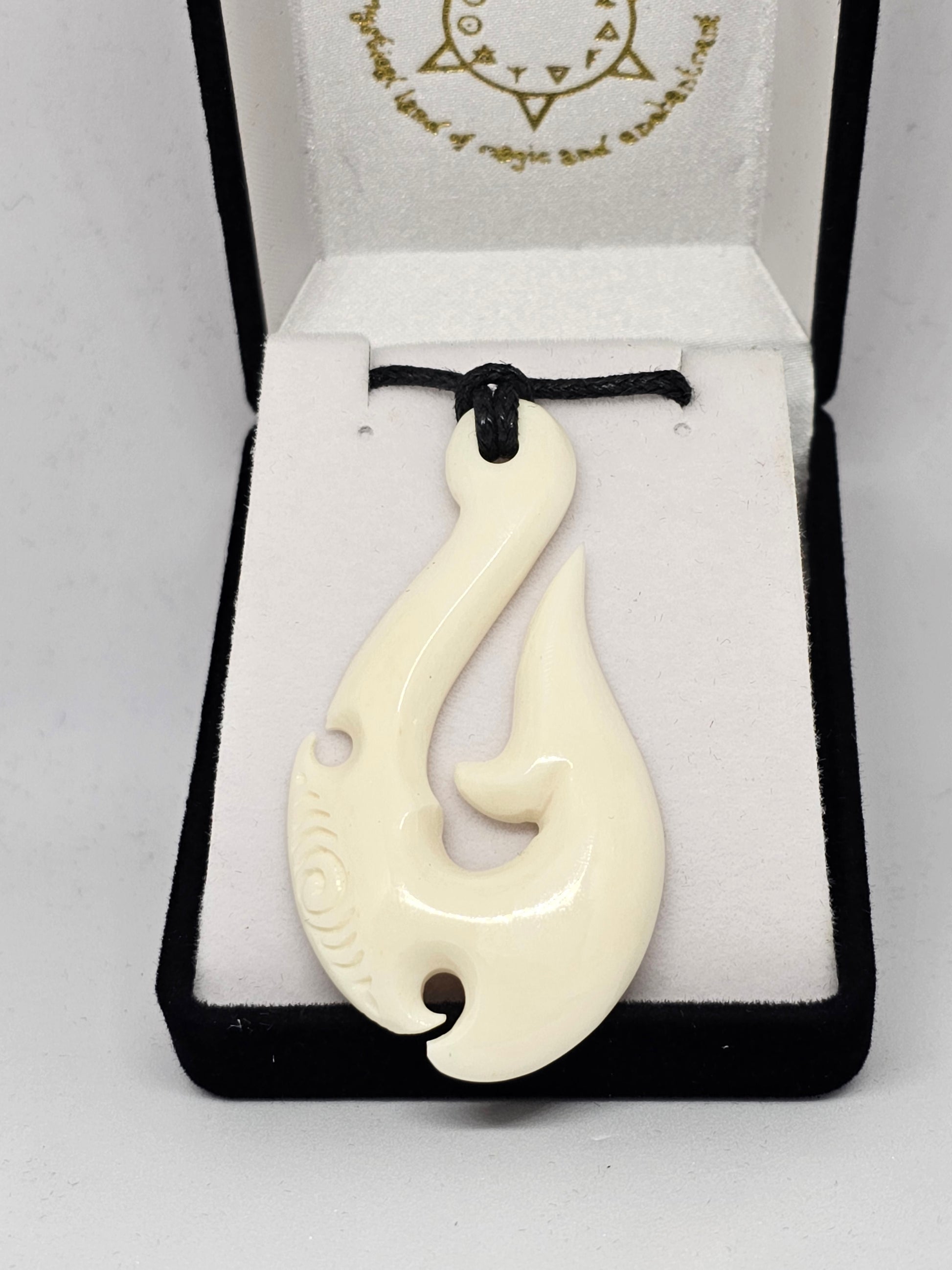 Handcarved Bone Pendant - Rivendell Shop