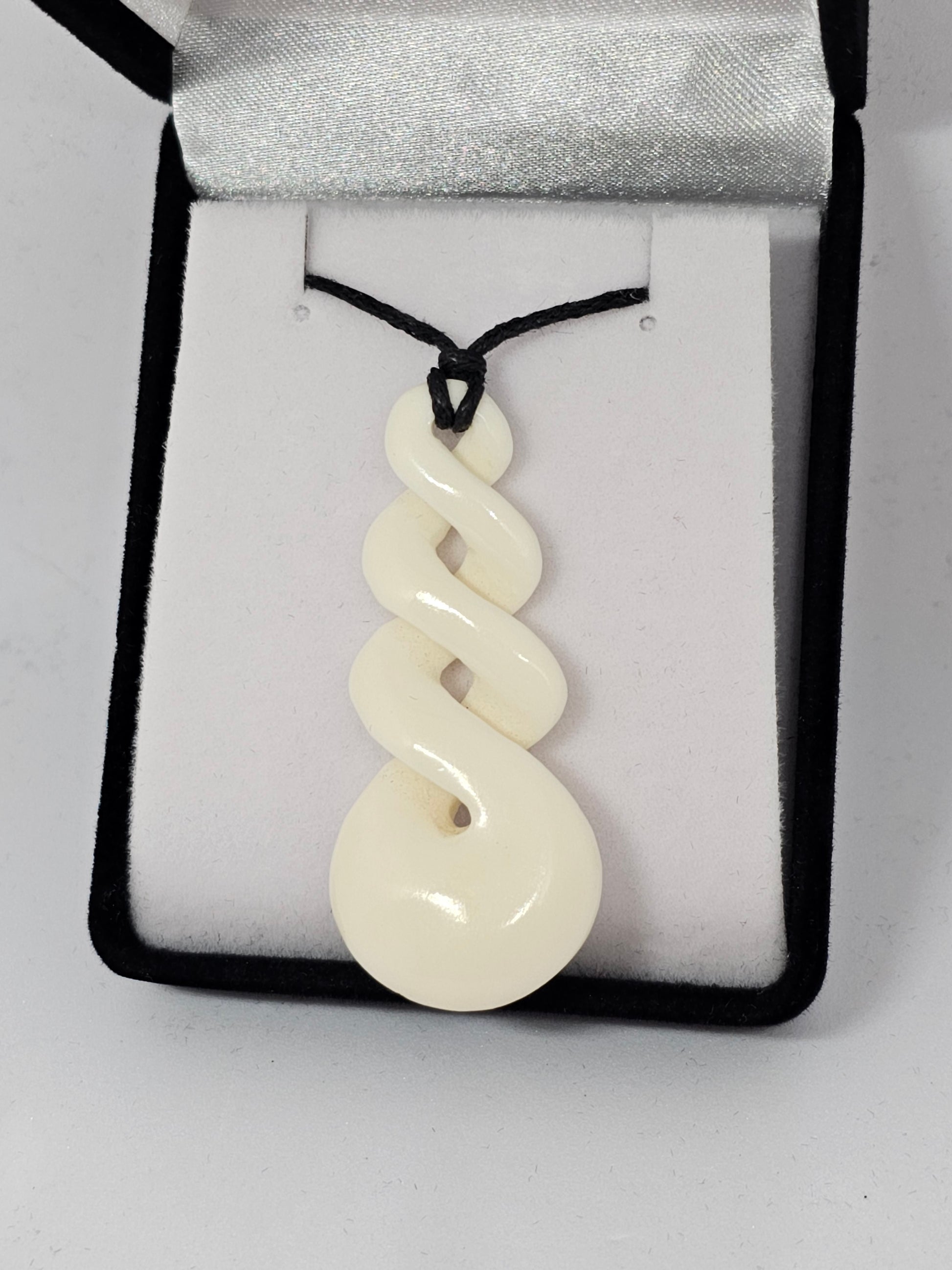 Handcarved Bone Pendant - Rivendell Shop