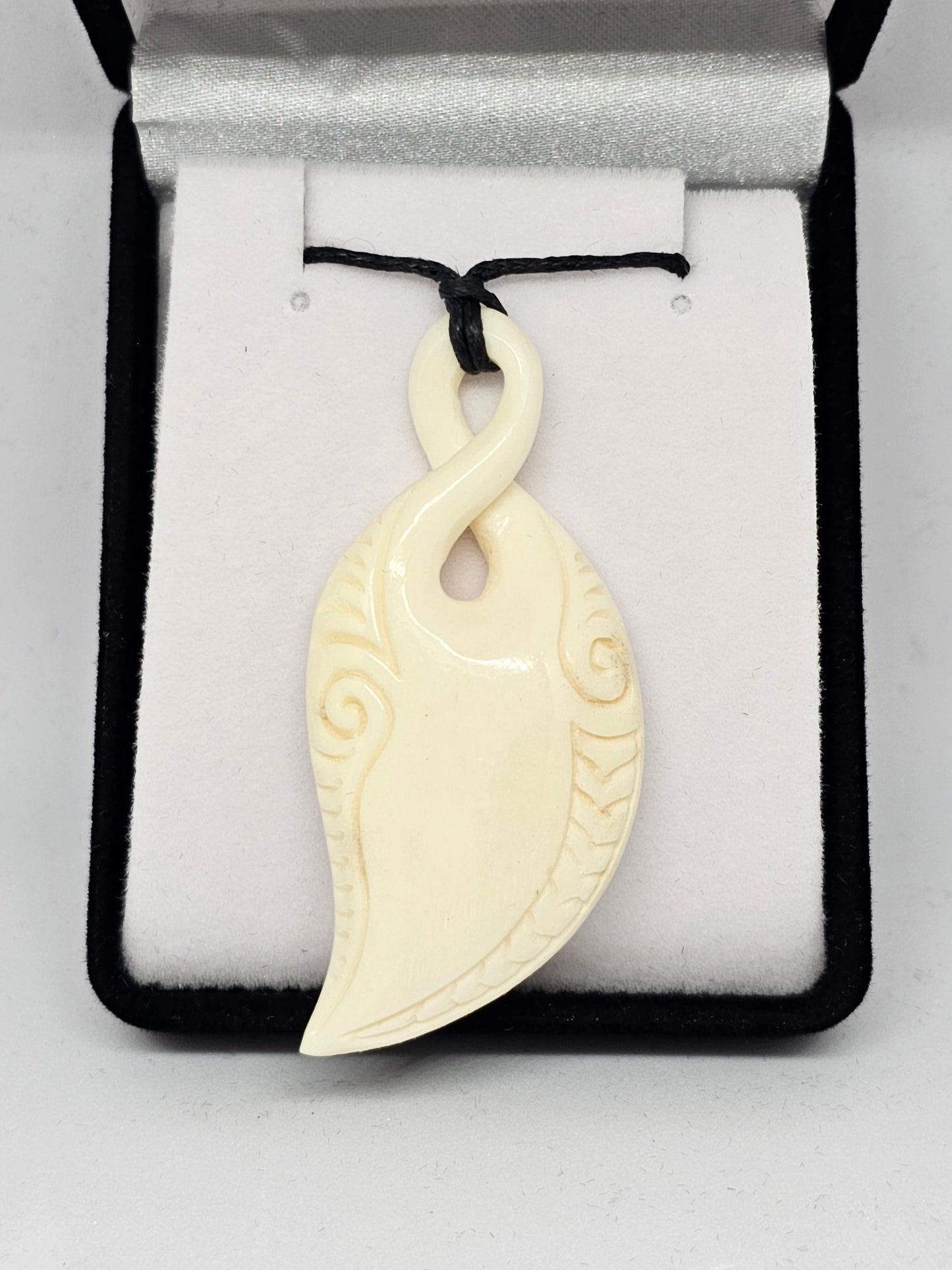 Handcarved Bone Pendant - Rivendell Shop