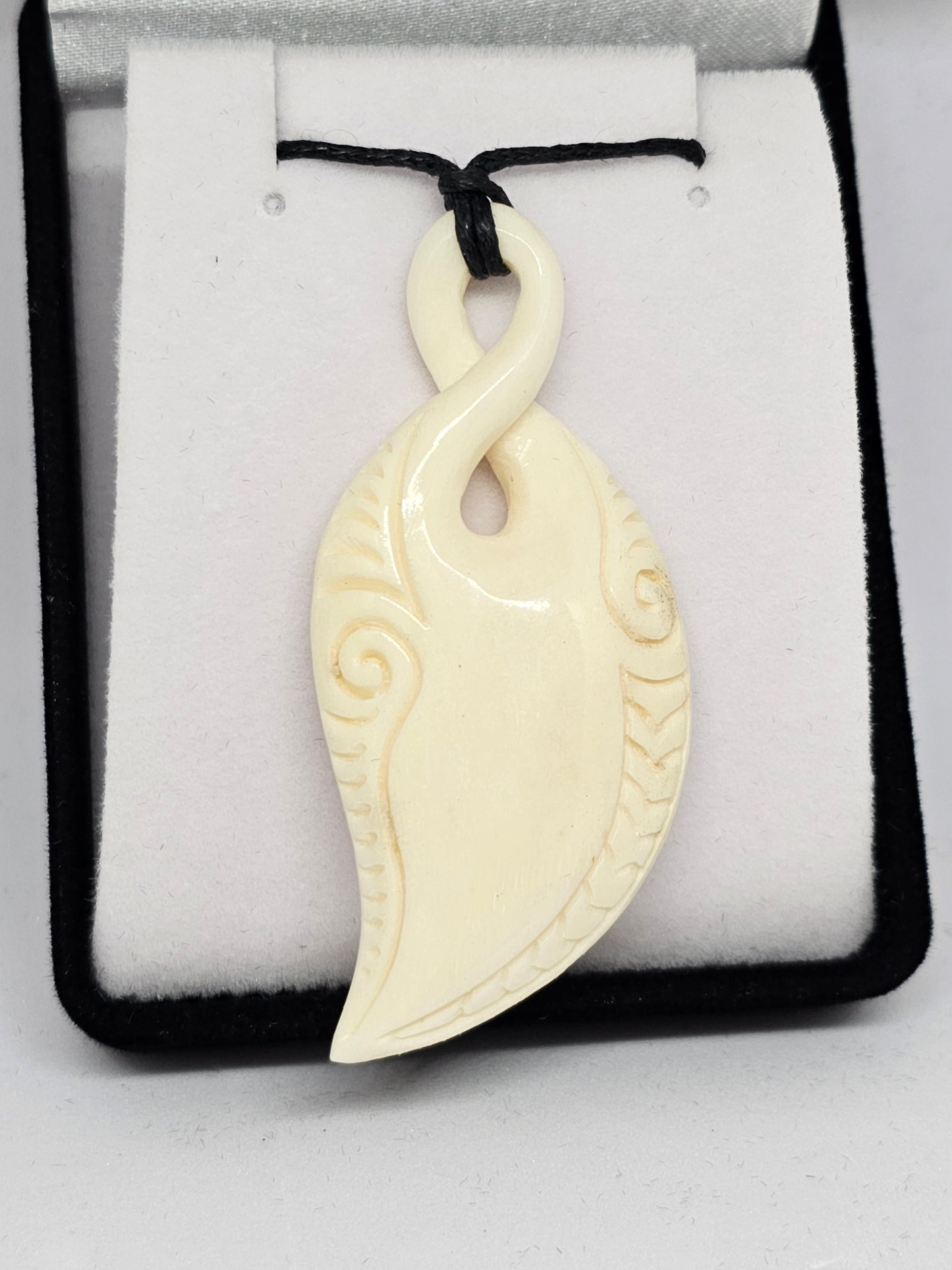 Handcarved Bone Pendant - Rivendell Shop