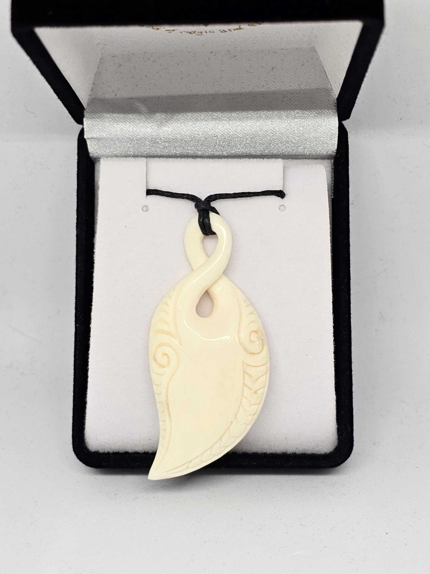 Handcarved Bone Pendant - Rivendell Shop