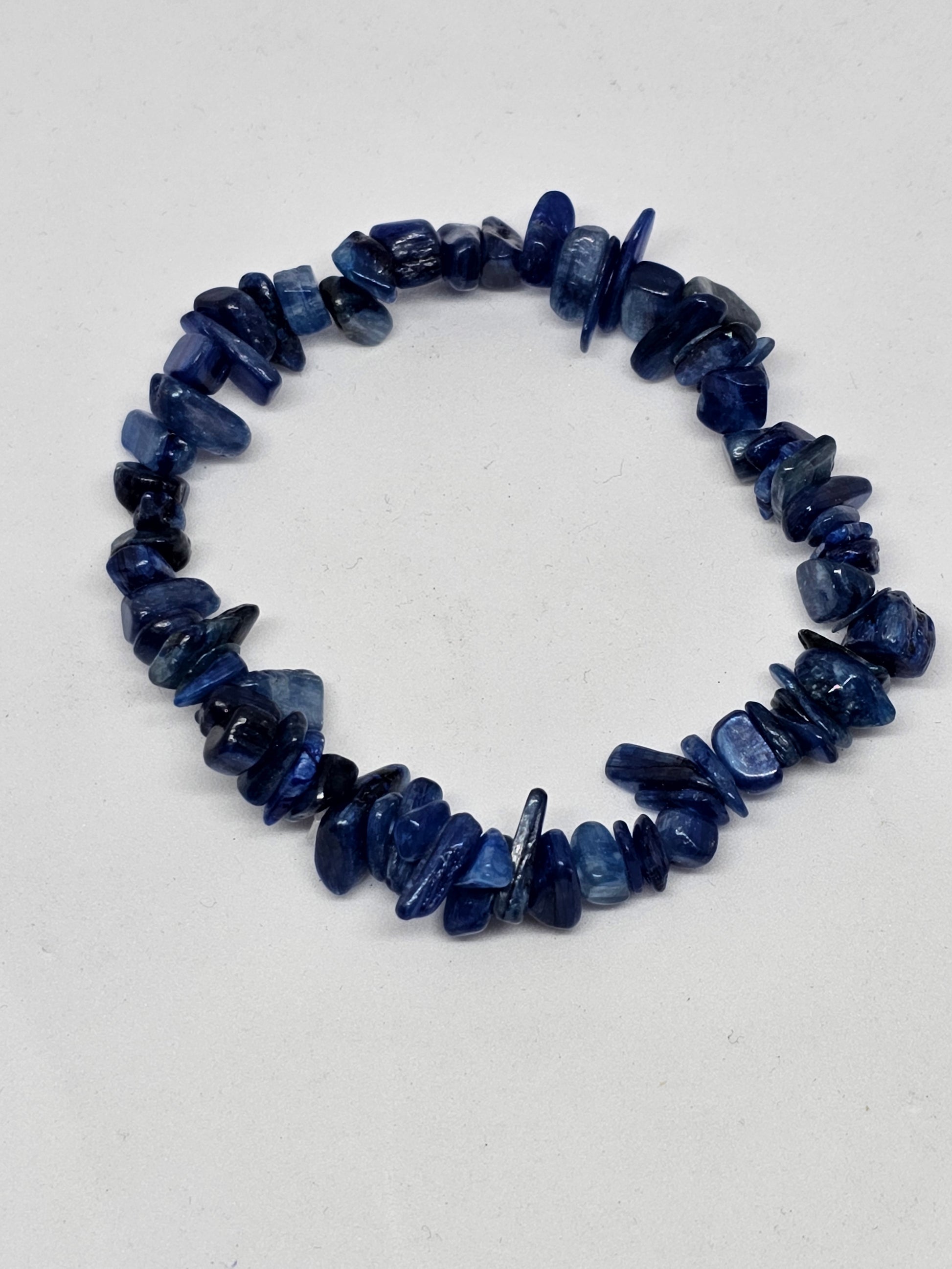 Blue Kyanite Chip Crystal Bracelet - Rivendell Shop