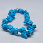 Blue Howlite Chip Crystal Bracelet - Rivendell Shop