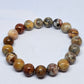 Crazy Lace Agate Round Bead Bracelet - Rivendell Shop