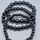 Hematite Round Bead Bracelet - Rivendell Shop