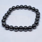 Hematite Round Bead Bracelet - Rivendell Shop