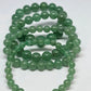 Green Aventurine Round Bead Crystal Bracelet - Rivendell Shop