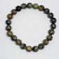 Serpentine Round Bead Crystal Bracelet - Rivendell Shop