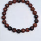 Mahogany Obsidian Round Bead Crystal Bracelet - Rivendell Shop