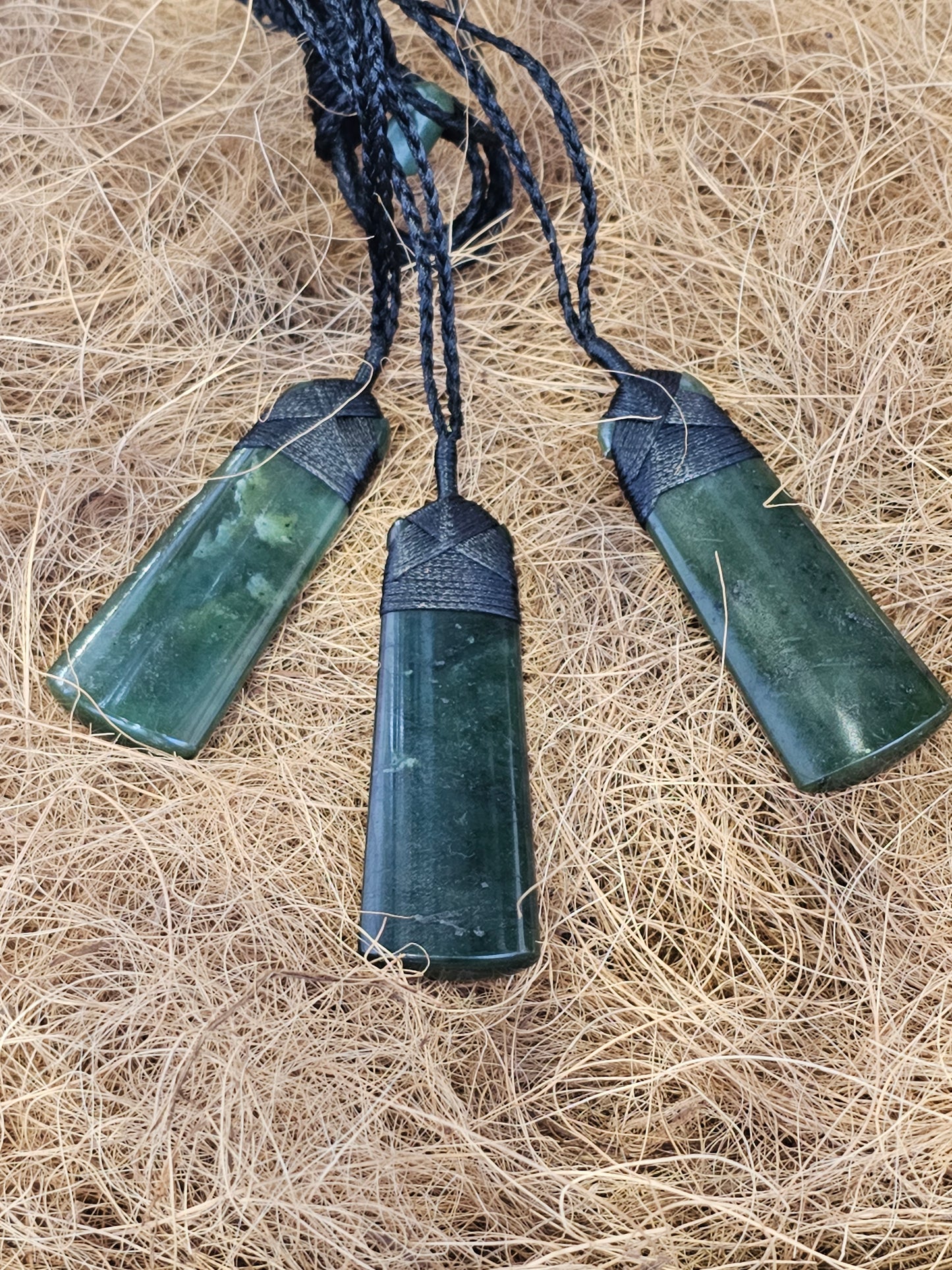 Greenstone Toki Pendant 60x20mm - Rivendell Shop