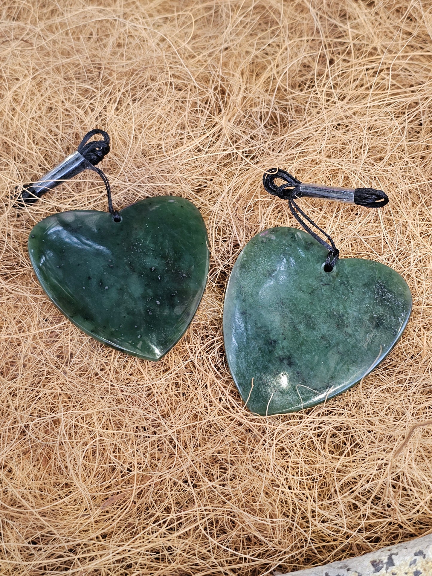 Heart Greenstone Pendant - Rivendell Shop