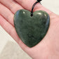 Heart Greenstone Pendant - Rivendell Shop