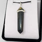 Blue Tiger Eye Silver Point Pendant - Rivendell Shop