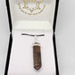 Smoky Quartz Silver Point Pendant - Rivendell Shop