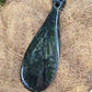Extra Large Pounamu Greenstone Patu Club Pendant 200x60 mm - Rivendell Shop