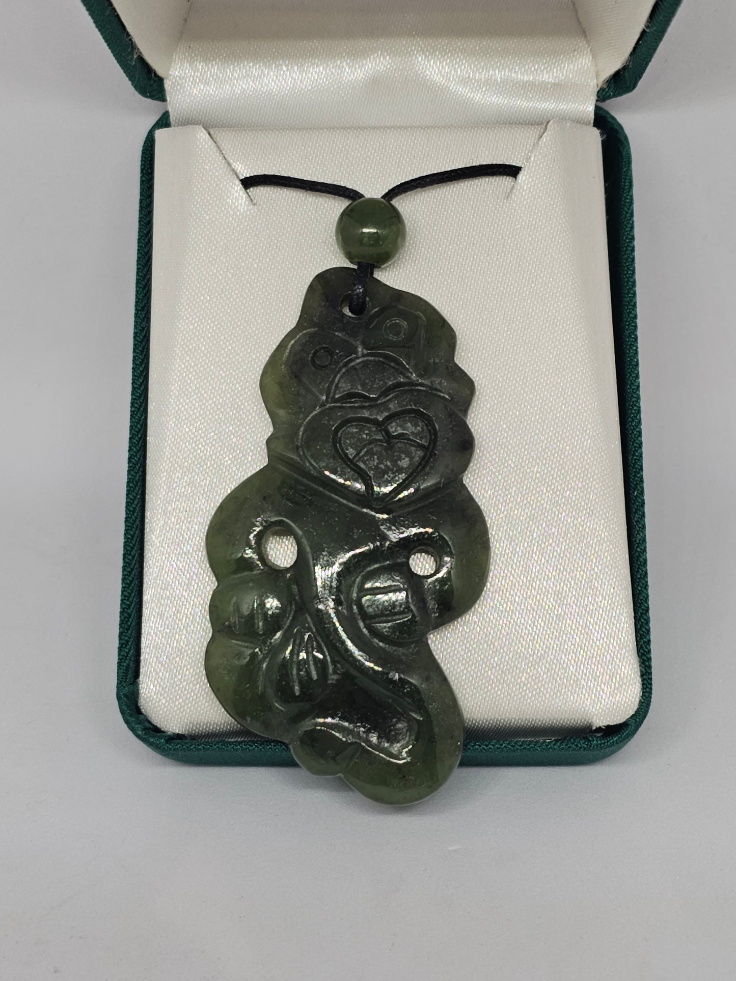 Greenstone Tiki Pendant - Rivendell Shop