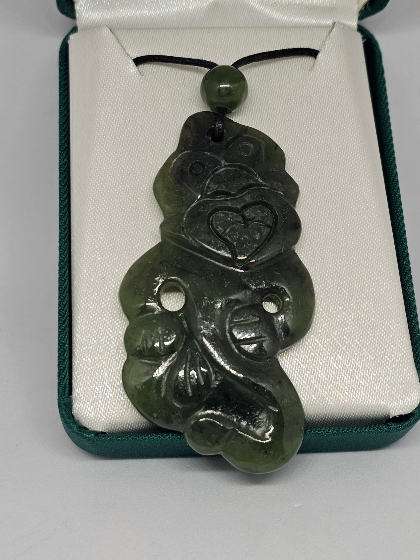 Greenstone Tiki Pendant - Rivendell Shop