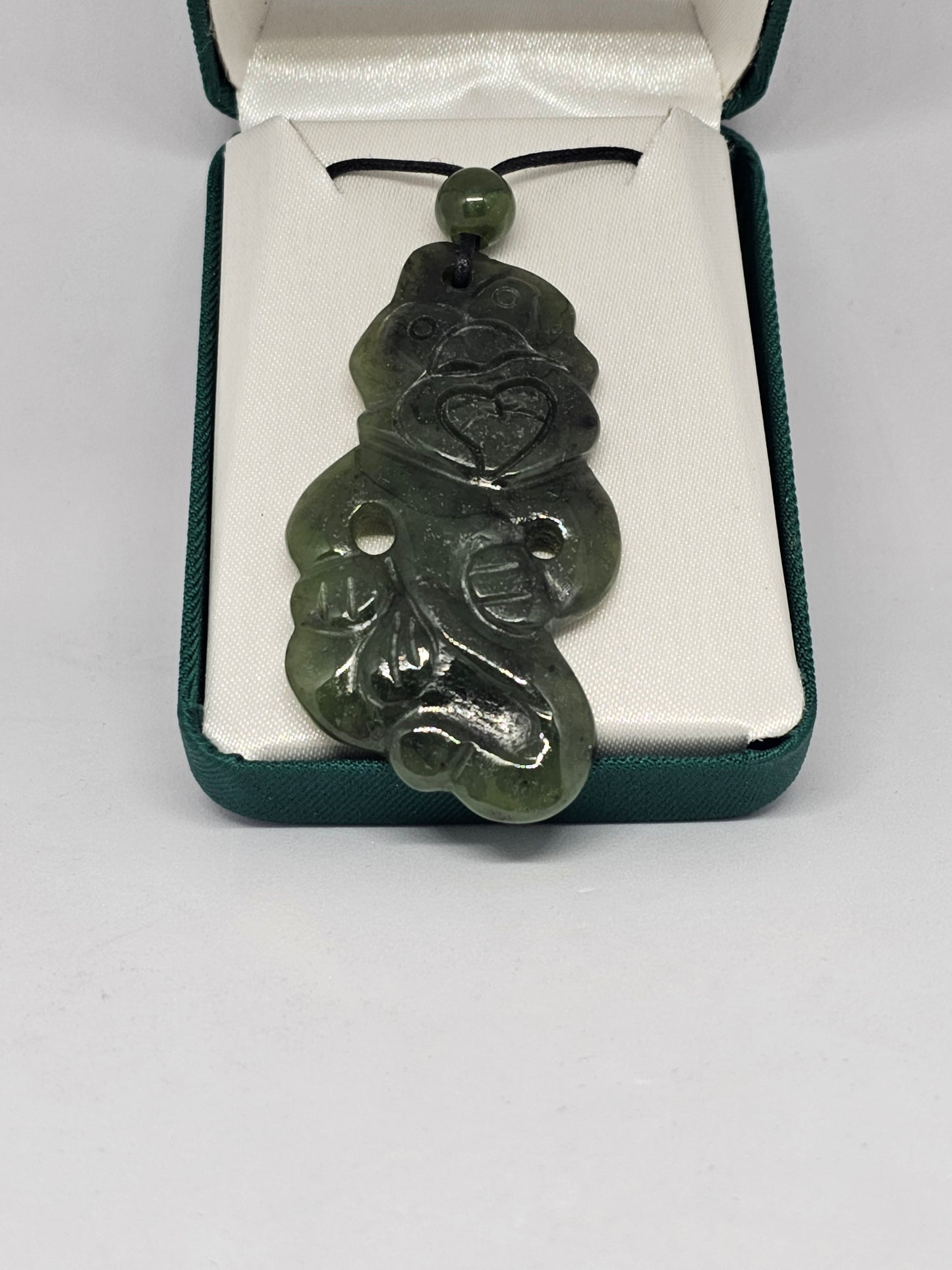 Greenstone Tiki Pendant - Rivendell Shop