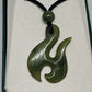 Greenstone Hei Matau Pendant - Rivendell Shop