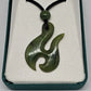 Greenstone Hei Matau Pendant - Rivendell Shop