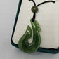 Greenstone Hei Matau Pendant - Rivendell Shop