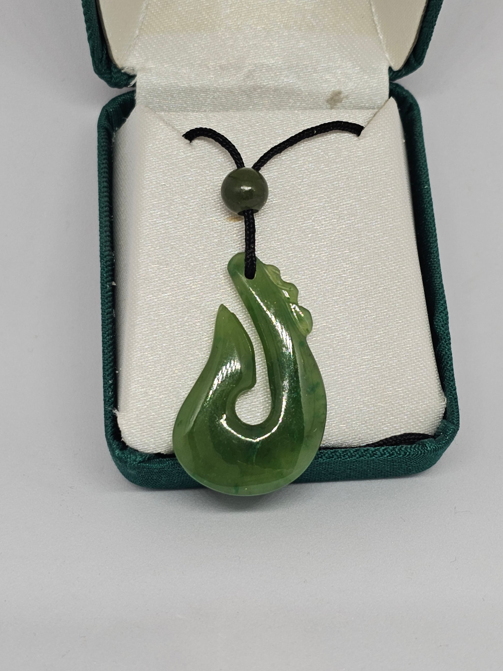 Greenstone Hei Matau Pendant - Rivendell Shop