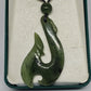 Hei Matau (Hook) Greenstone Pendant - Rivendell Shop