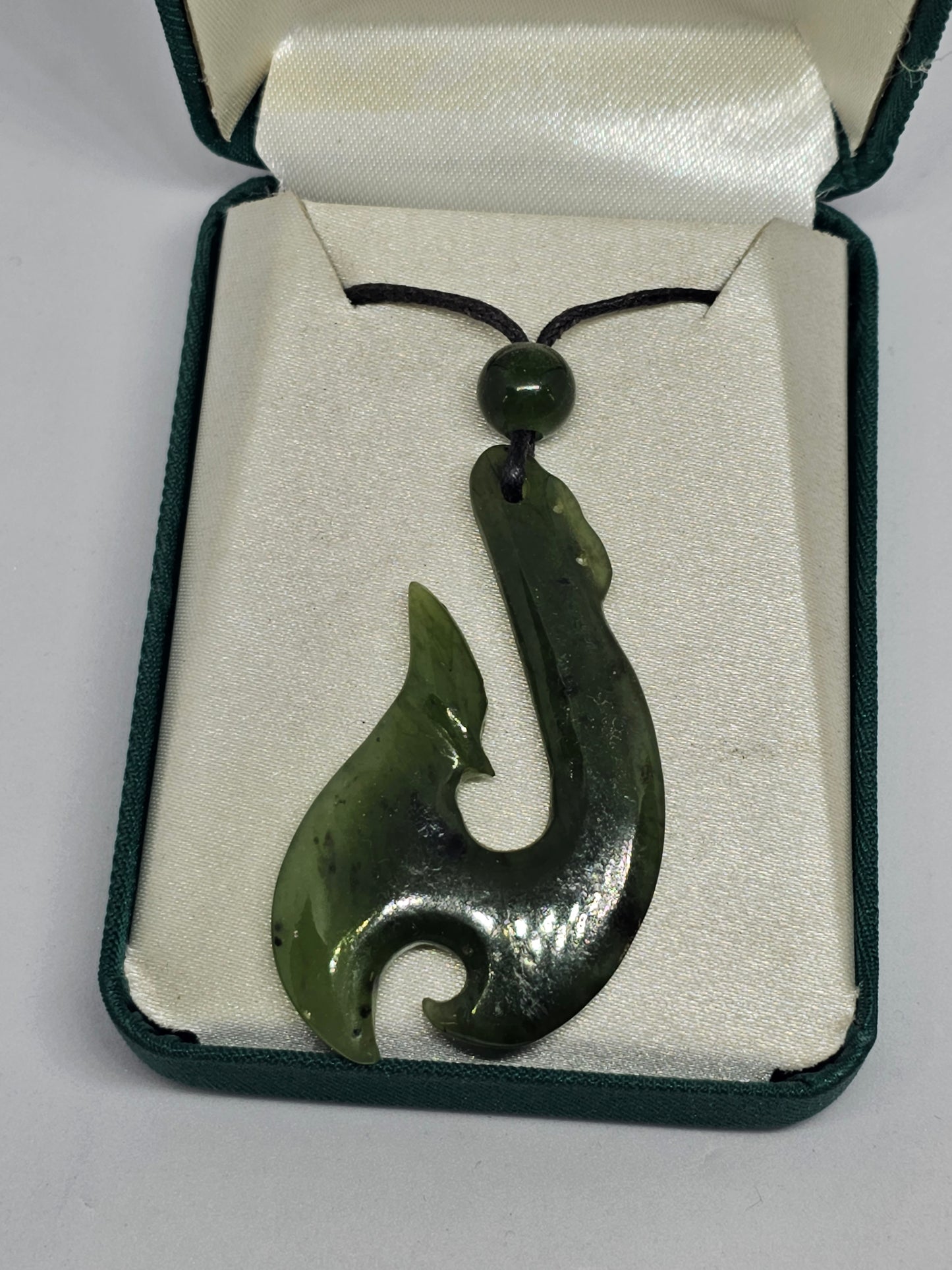 Hei Matau (Hook) Greenstone Pendant - Rivendell Shop