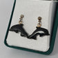 Dolphin Greenstone Earrings - Rivendell Shop
