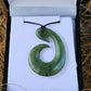 Hei Matau (Hook) Greenstone Pendant - Rivendell Shop