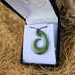 Hei Matau (Hook) Greenstone Pendant - Rivendell Shop