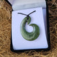 Hei Matau (Hook) Greenstone Pendant - Rivendell Shop