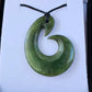 Hei Matau (Hook) Greenstone Pendant - Rivendell Shop