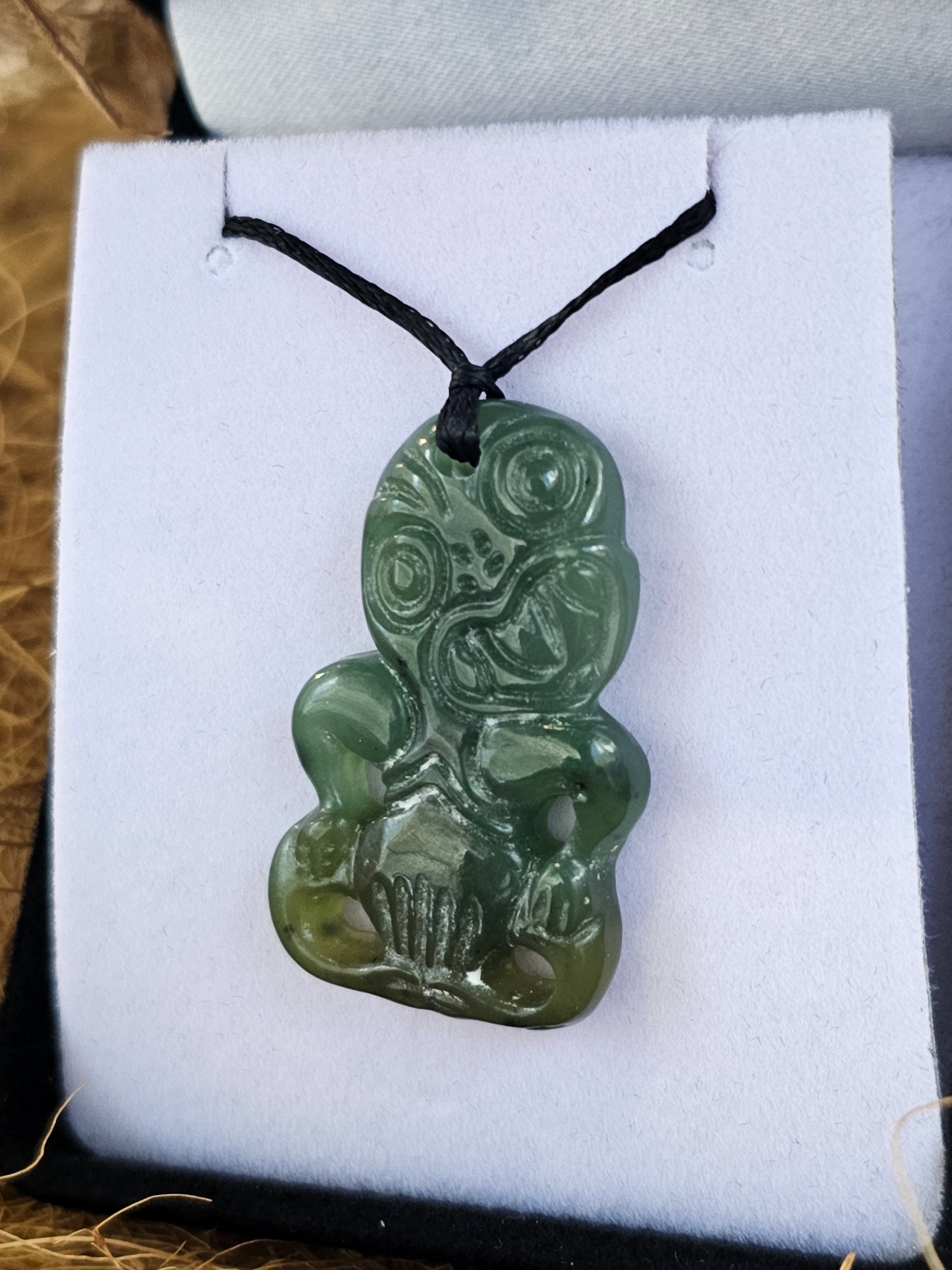 Tiki Greenstone Pendant – Rivendell Shop