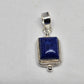Lapis lazuli tear square pendant - Rivendell Shop