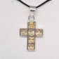 Citrine Cross Pendant - Rivendell Shop