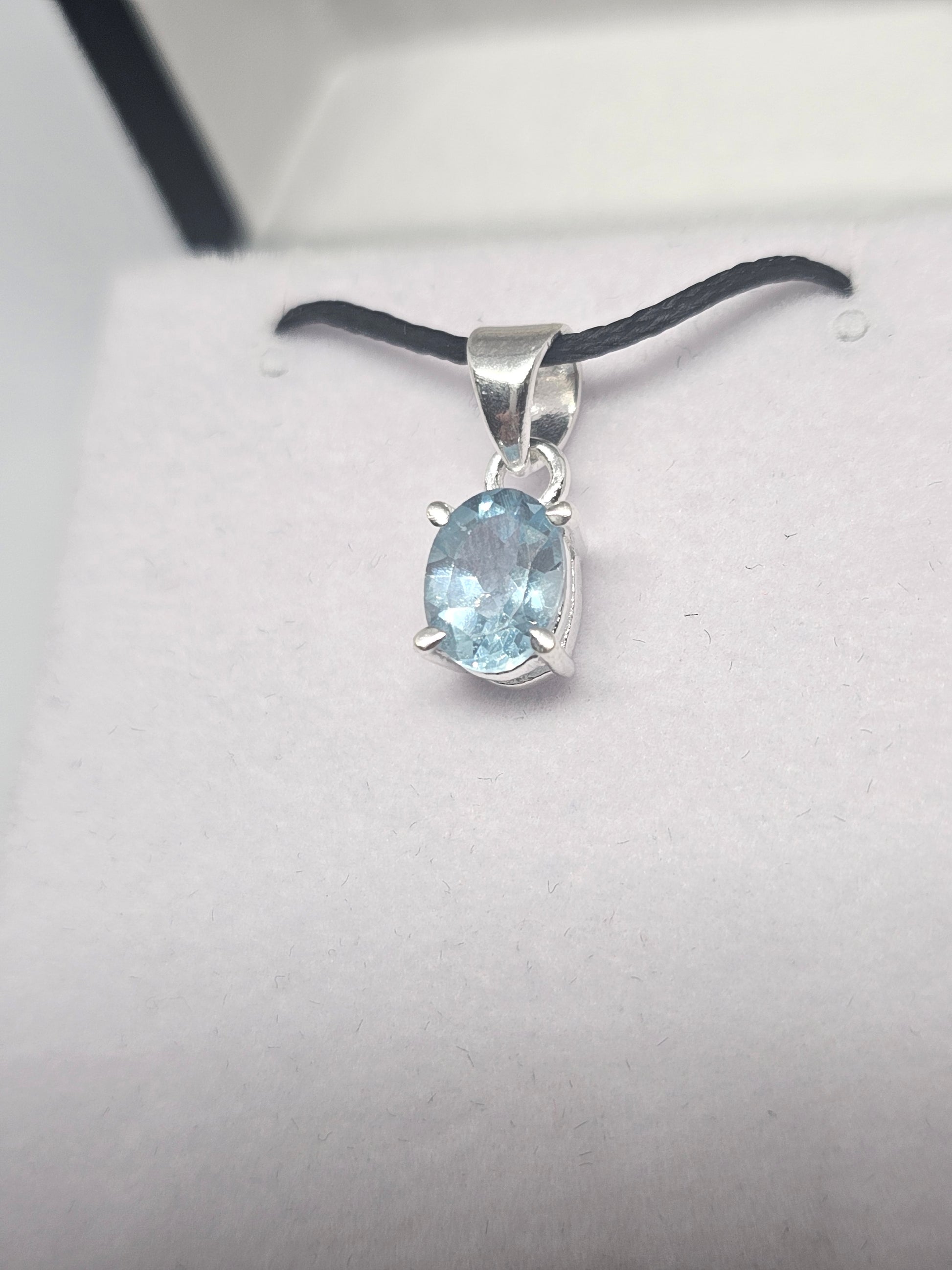 Blue Topaz Pendant - Rivendell Shop