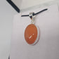 Carnelian sterling silver pendant - Rivendell Shop