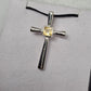 Citrine Cross Pendant - Rivendell Shop
