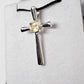 Citrine Cross Pendant - Rivendell Shop