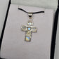 Moonstone Cross Pendant - Rivendell Shop