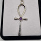 Amethyst Ankh Pendant - Rivendell Shop