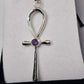 Amethyst Ankh Pendant - Rivendell Shop