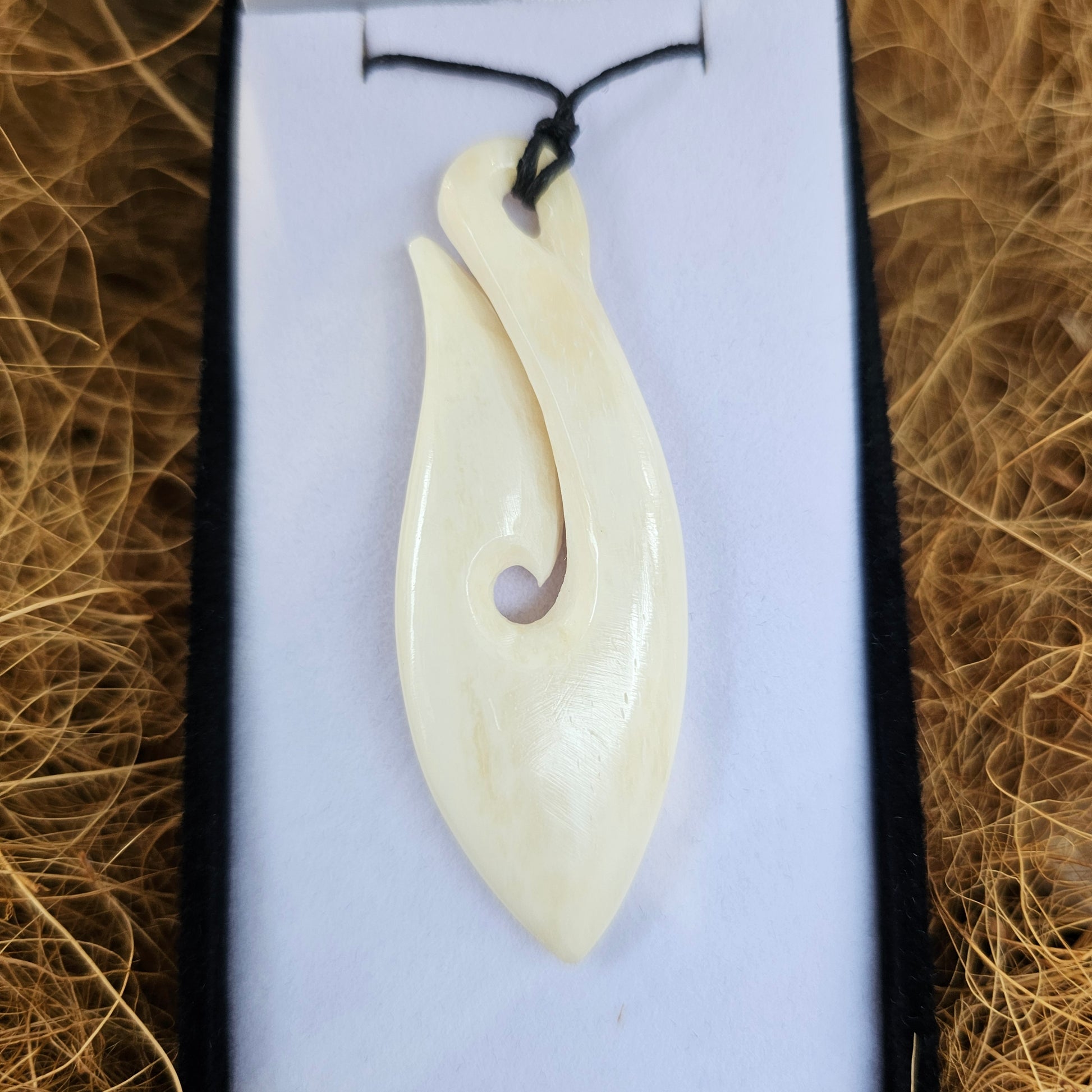 carving bone fish hooks Handcarved Fish Hook Bone Carving Pendant