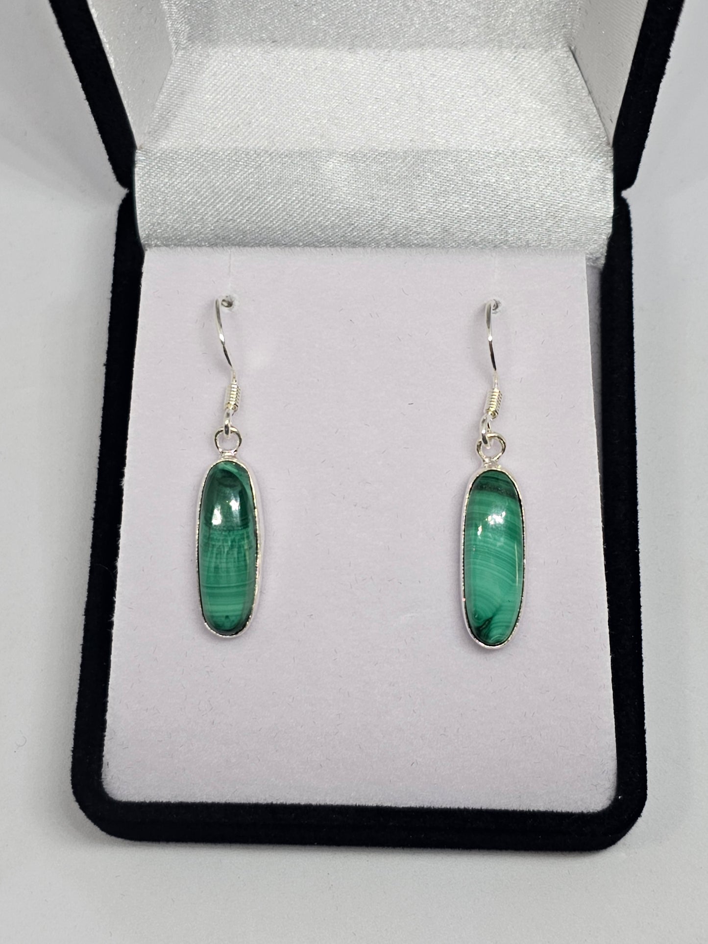 Malachite Earrings - Rivendell Shop