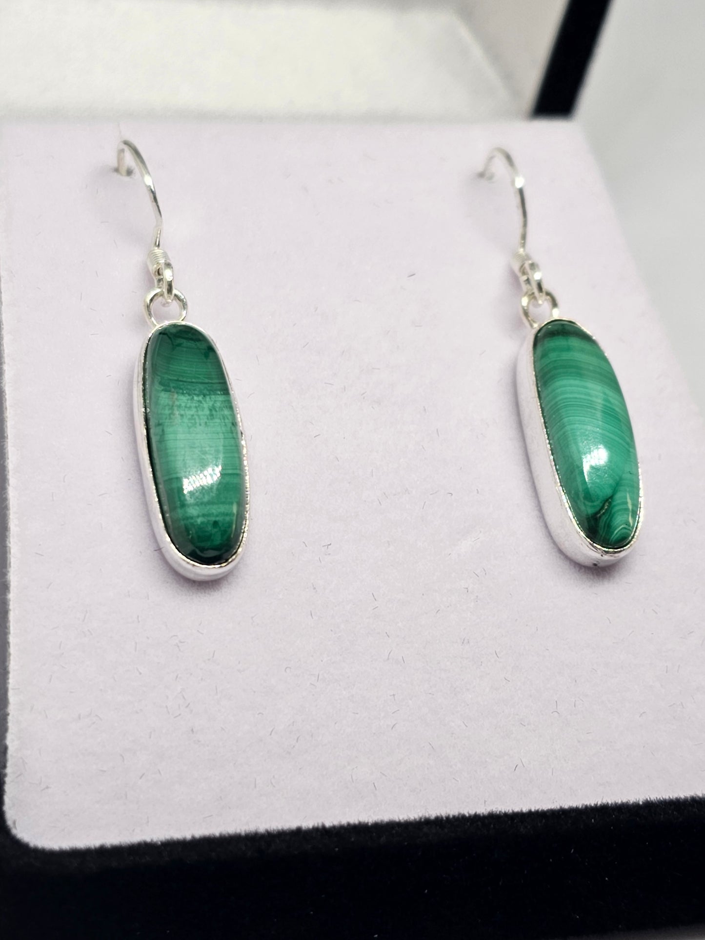 Malachite Earrings - Rivendell Shop