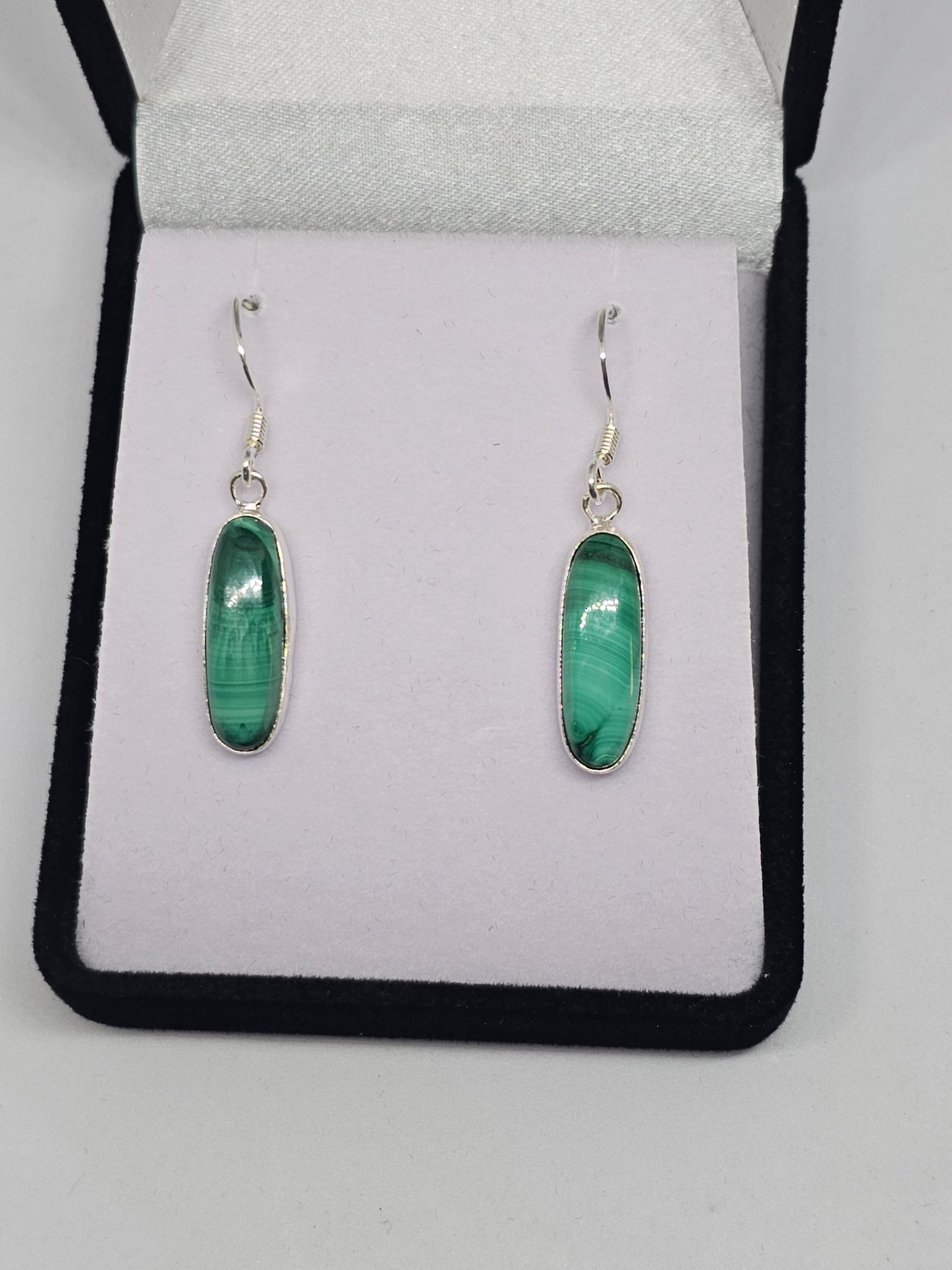 Malachite Earrings - Rivendell Shop