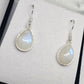 Moonstone Earrings - Teardrop - Rivendell Shop