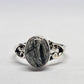 Black Rutilated Quartz Ring - Rivendell Shop